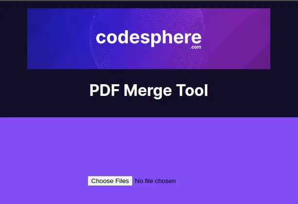 PDF Merge Tool