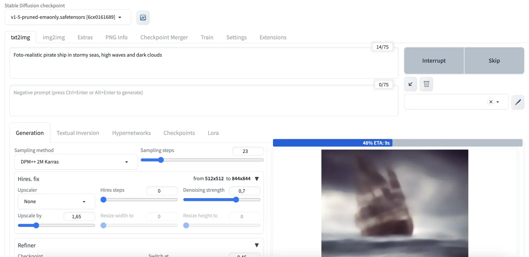 Stable Diffusion WebUI