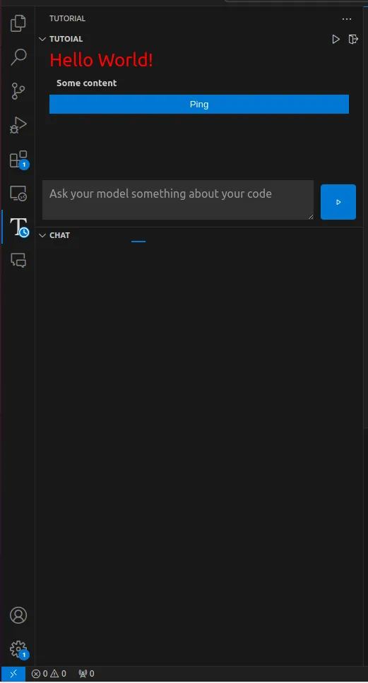 Second window in the sidebar