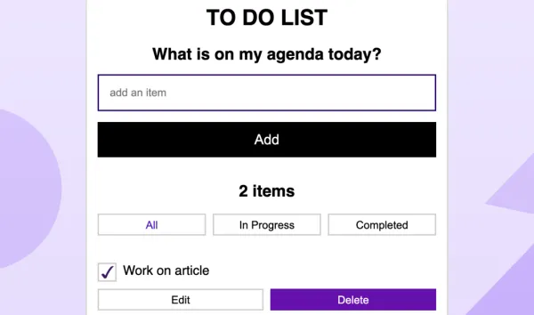 Stay On Top of Your Tasks: Build a TO-DO Application with Angular