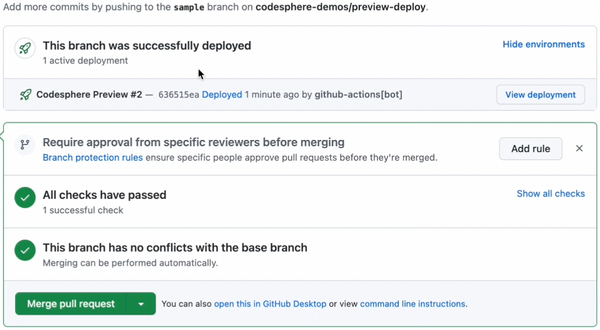 Preview Deployments with GitHub Actions